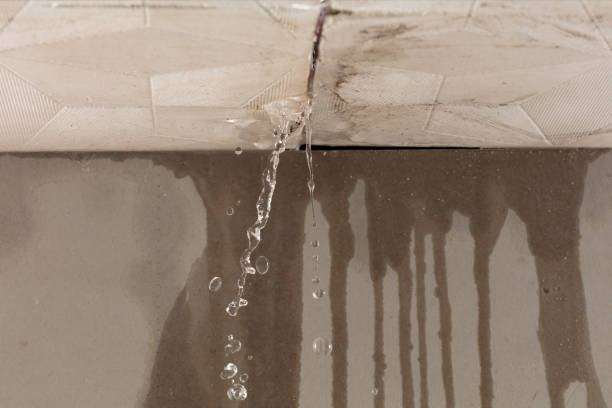 Professional Burst Pipe Cleanup technician working in York, ME